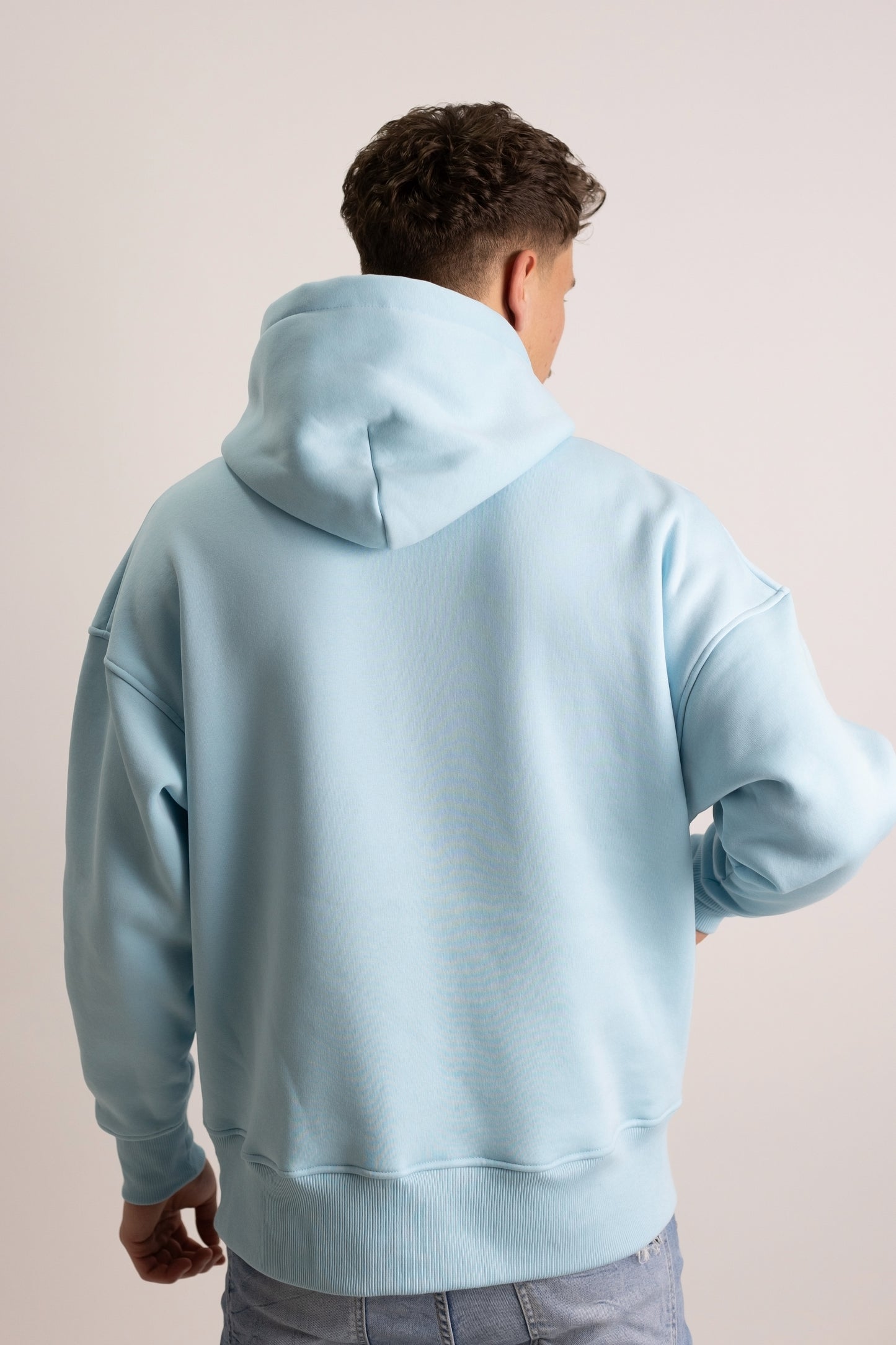 Hanorac Oversized Albastru Deschis