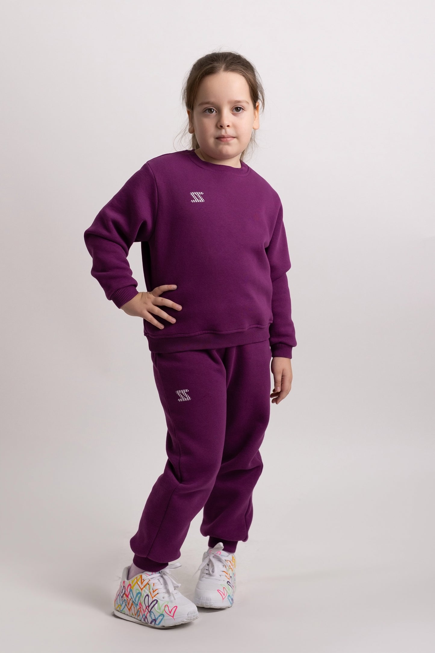 Set Bluza si Pantaloni Din Bumbac