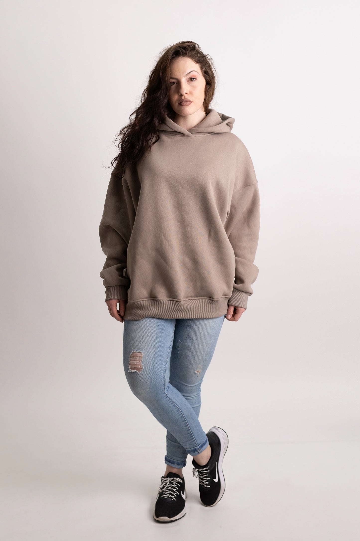 Hanorac Oversize Grej