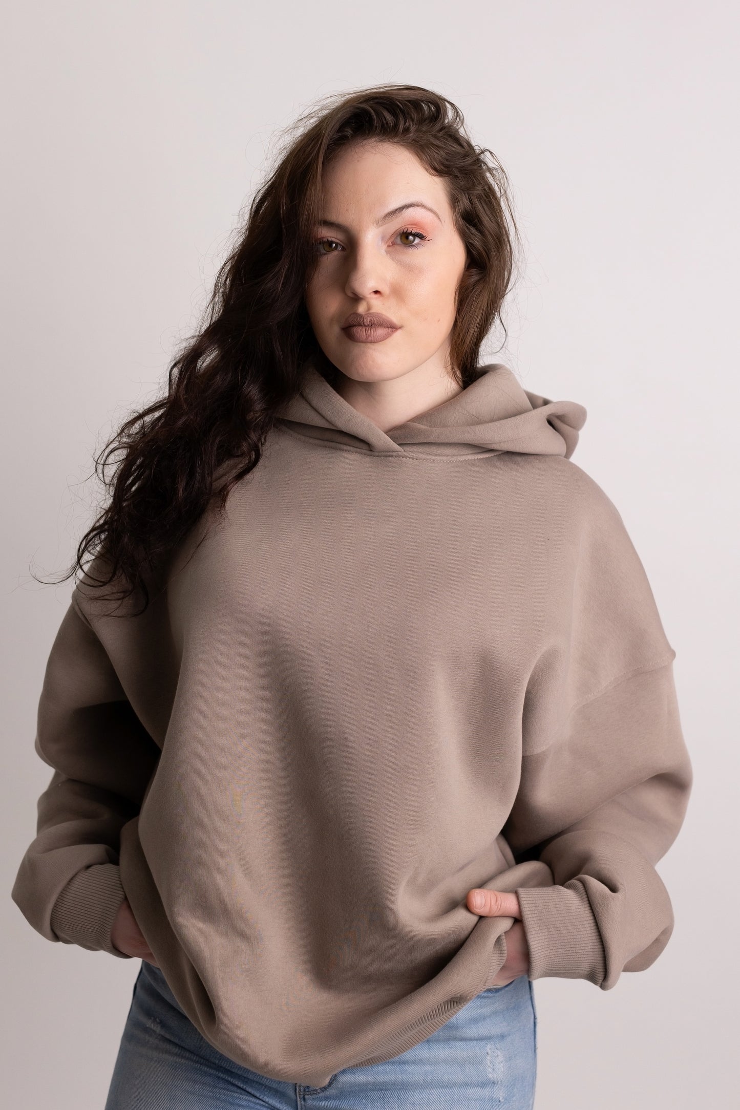 Hanorac Oversize Grej