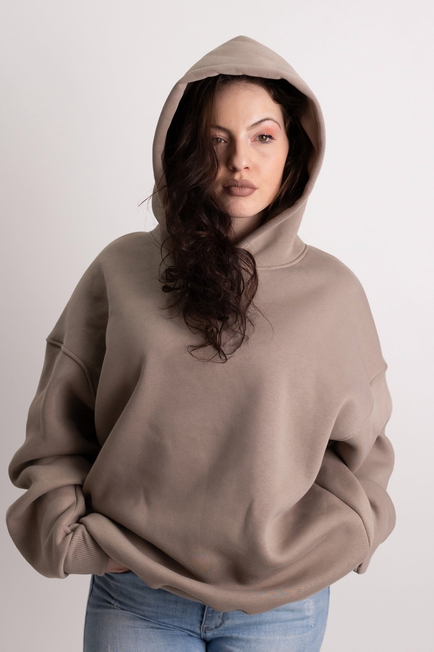Hanorac Oversize Grej
