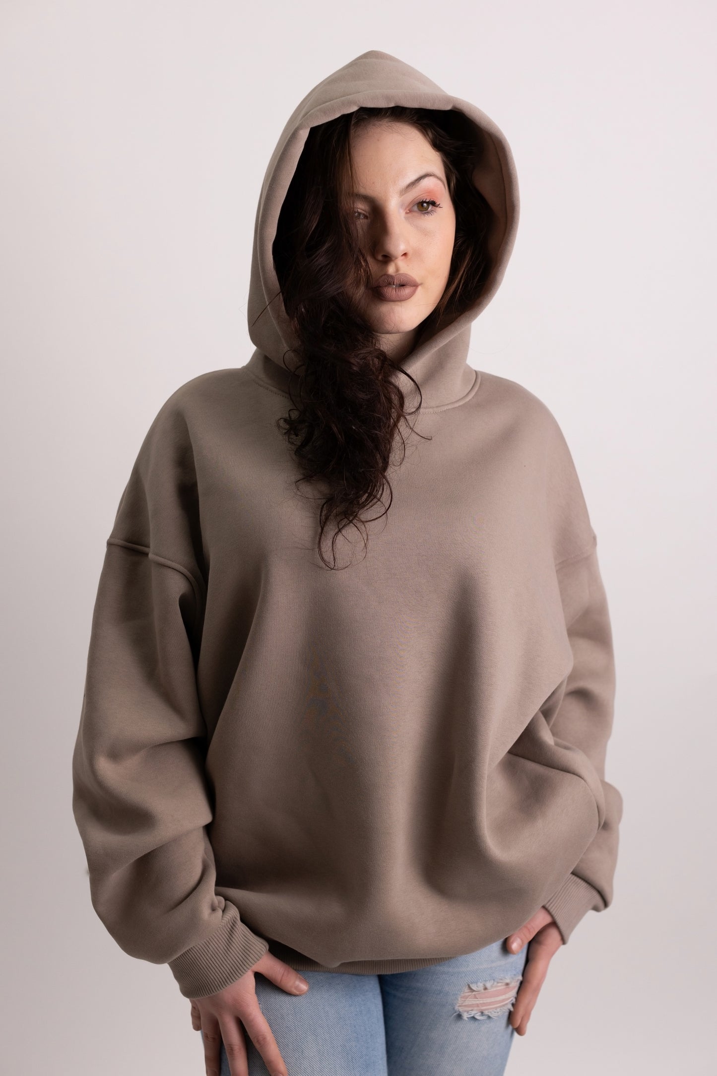 Hanorac Oversize Grej