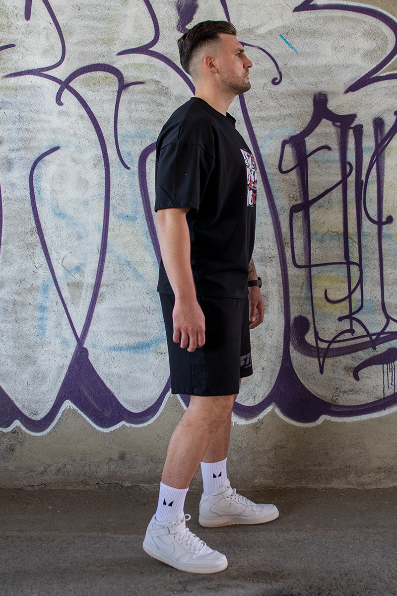 Tricou Oversize Negru STRS All Sports