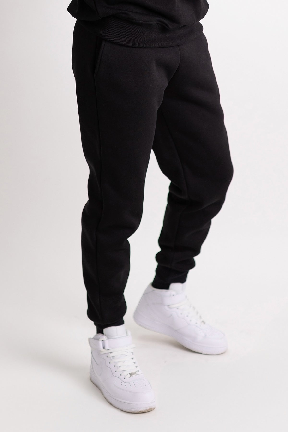 Pantalon Street Sports Flausat Negru