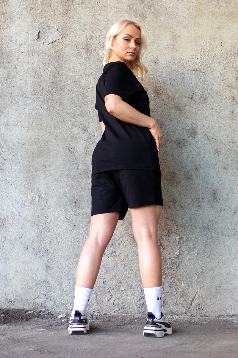 Tricou Regular Negru Try Again