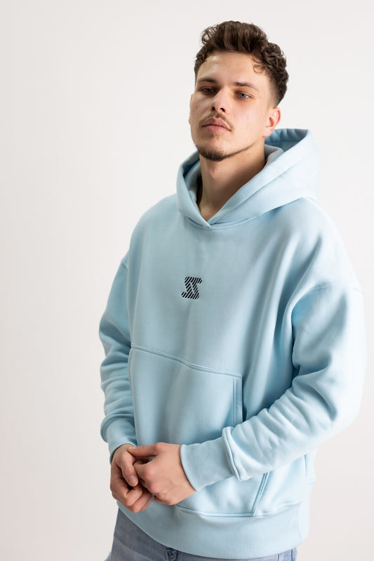 Hanorac Oversized Albastru Deschis