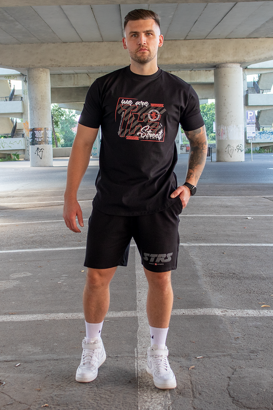 Tricou Regular Negru We Are Street Sports