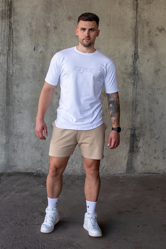 Tricou Regular Alb STRS Fitness