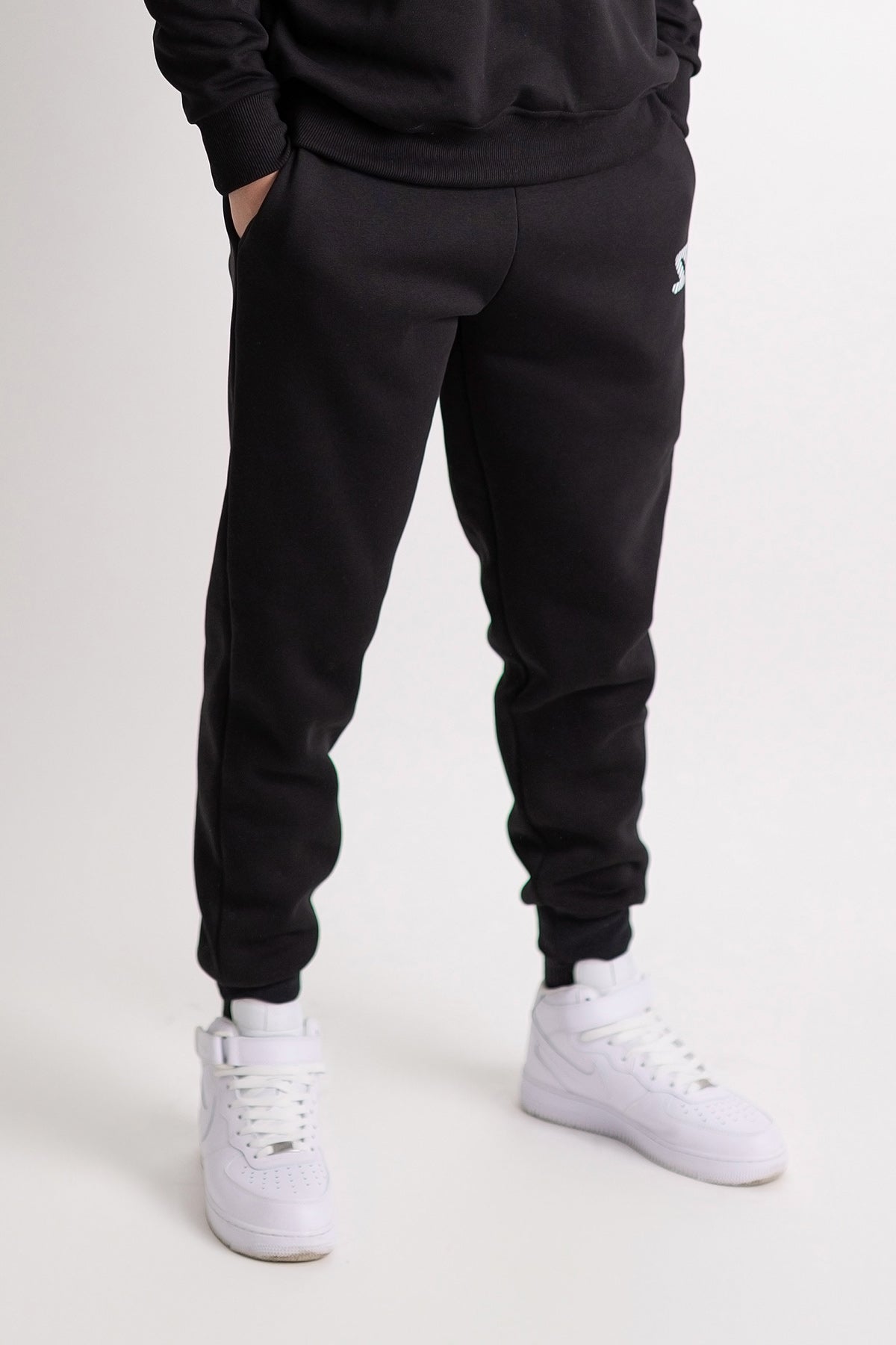 Pantalon Street Sports Flausat Negru
