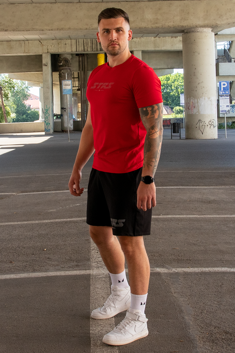 Tricou Regular Rosu STRS Fitness