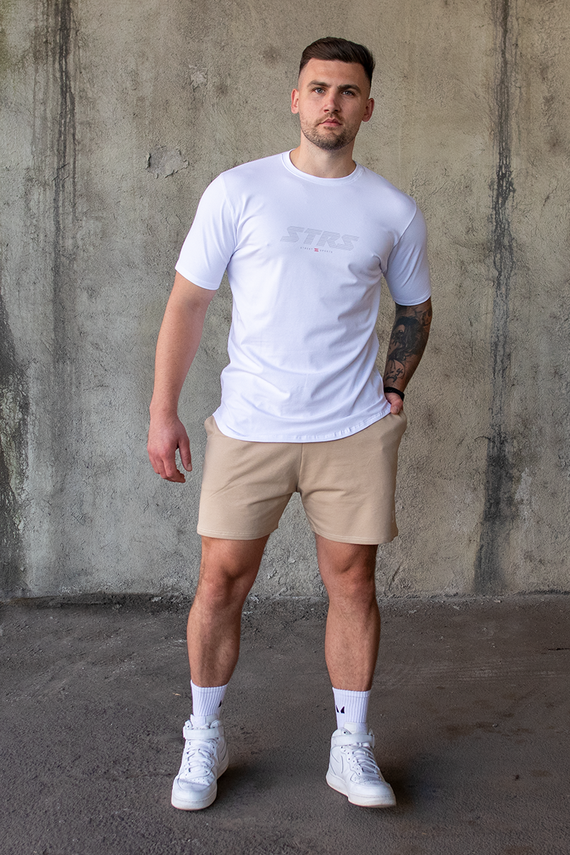 Tricou Regular Alb STRS Fitness