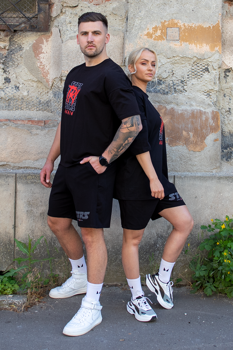 Tricou Negru Try Again