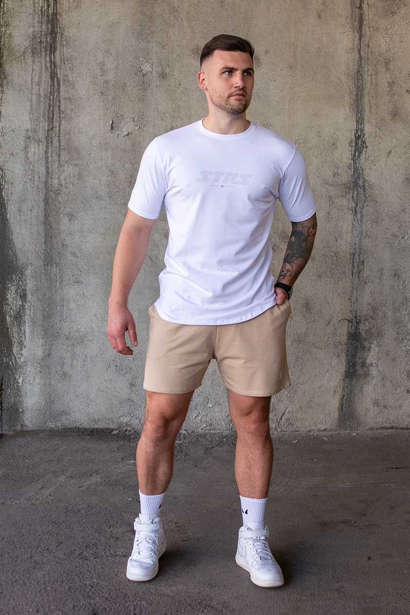 Tricou Regular Alb STRS Fitness