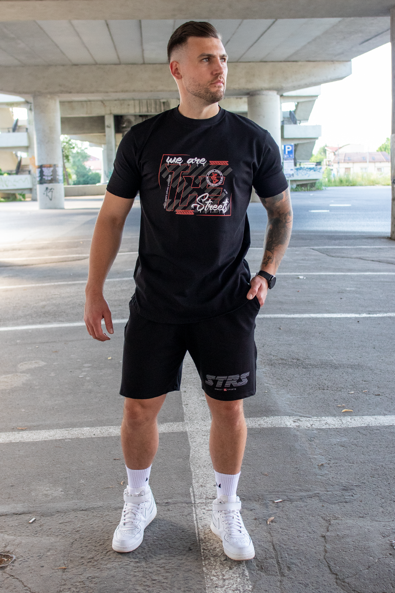 Tricou Regular Negru We Are Street Sports