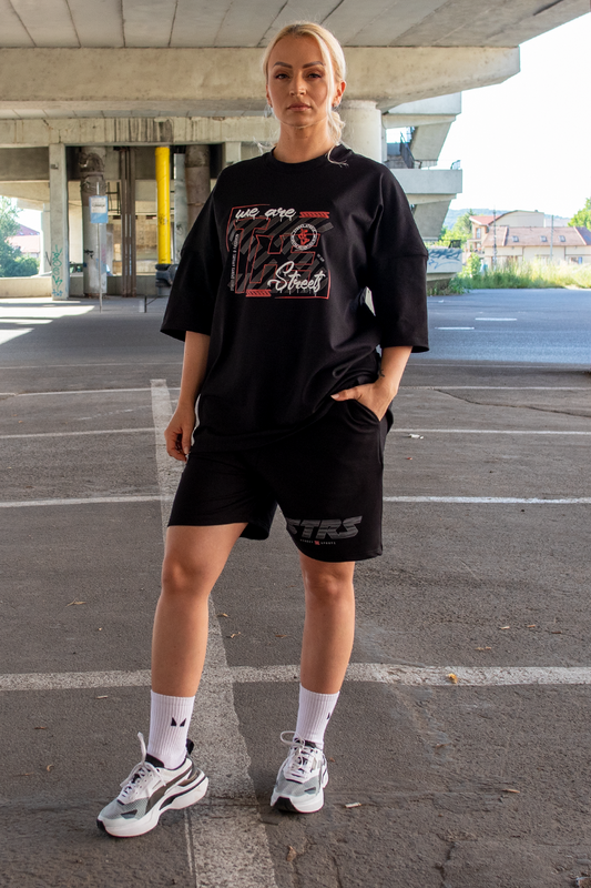 Tricou Oversize Negru We Are Street Sports