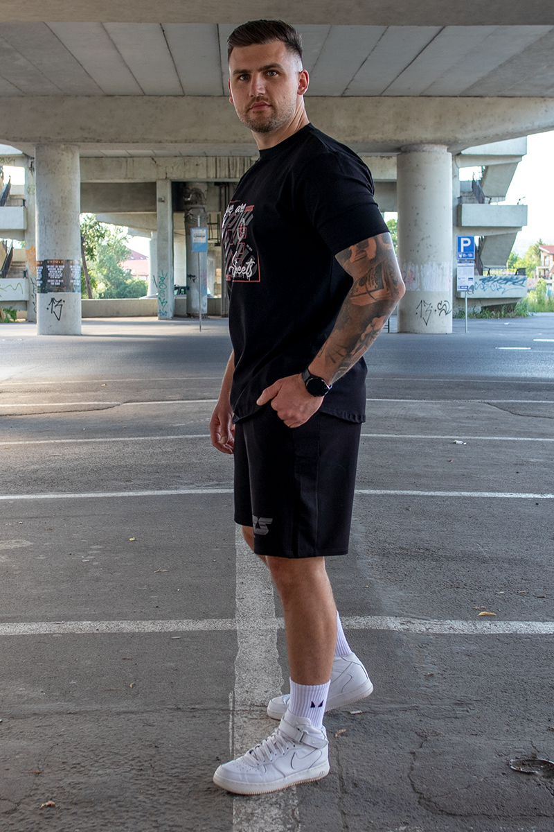 Tricou Regular Negru We Are Street Sports
