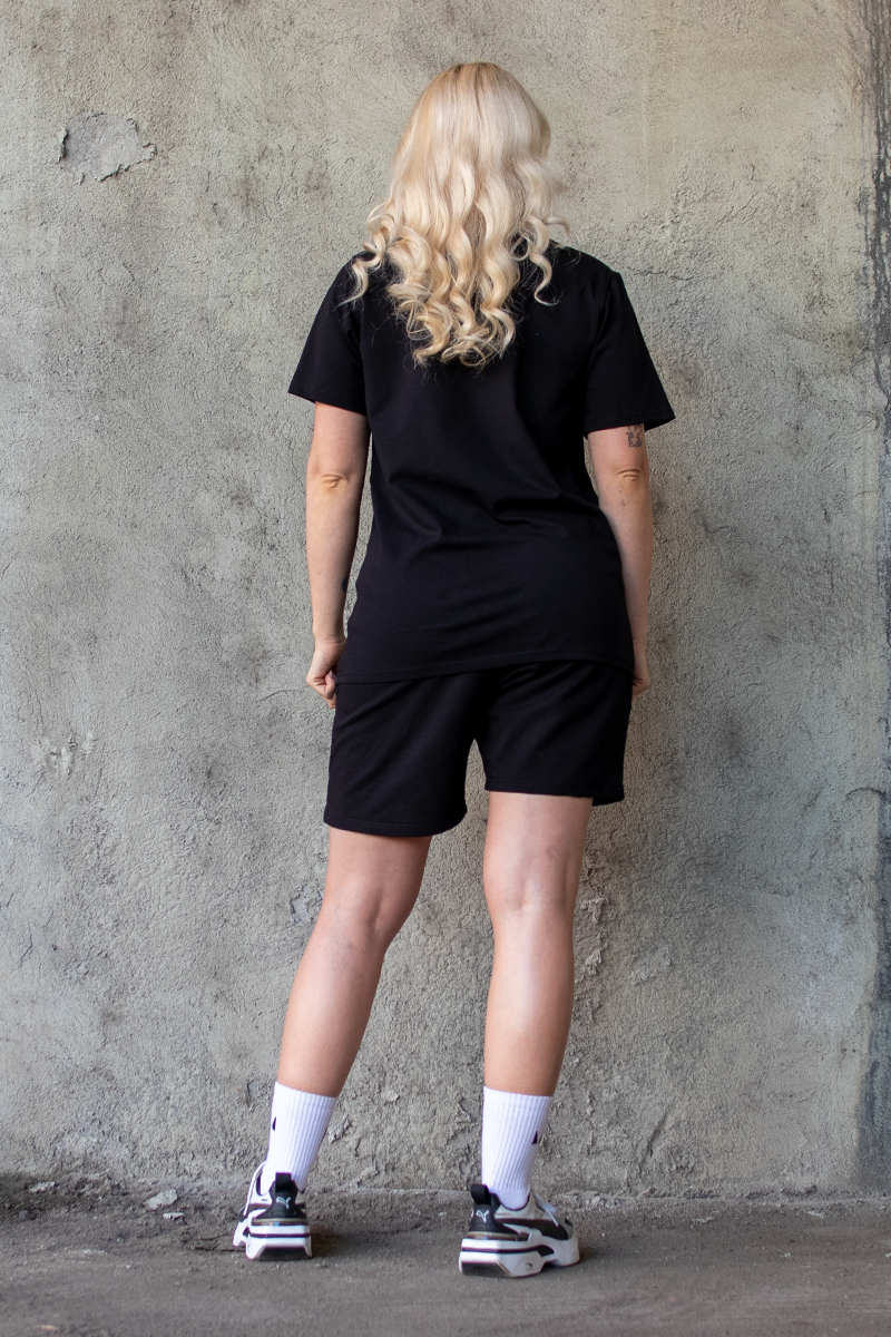 Tricou Regular Negru Try Again
