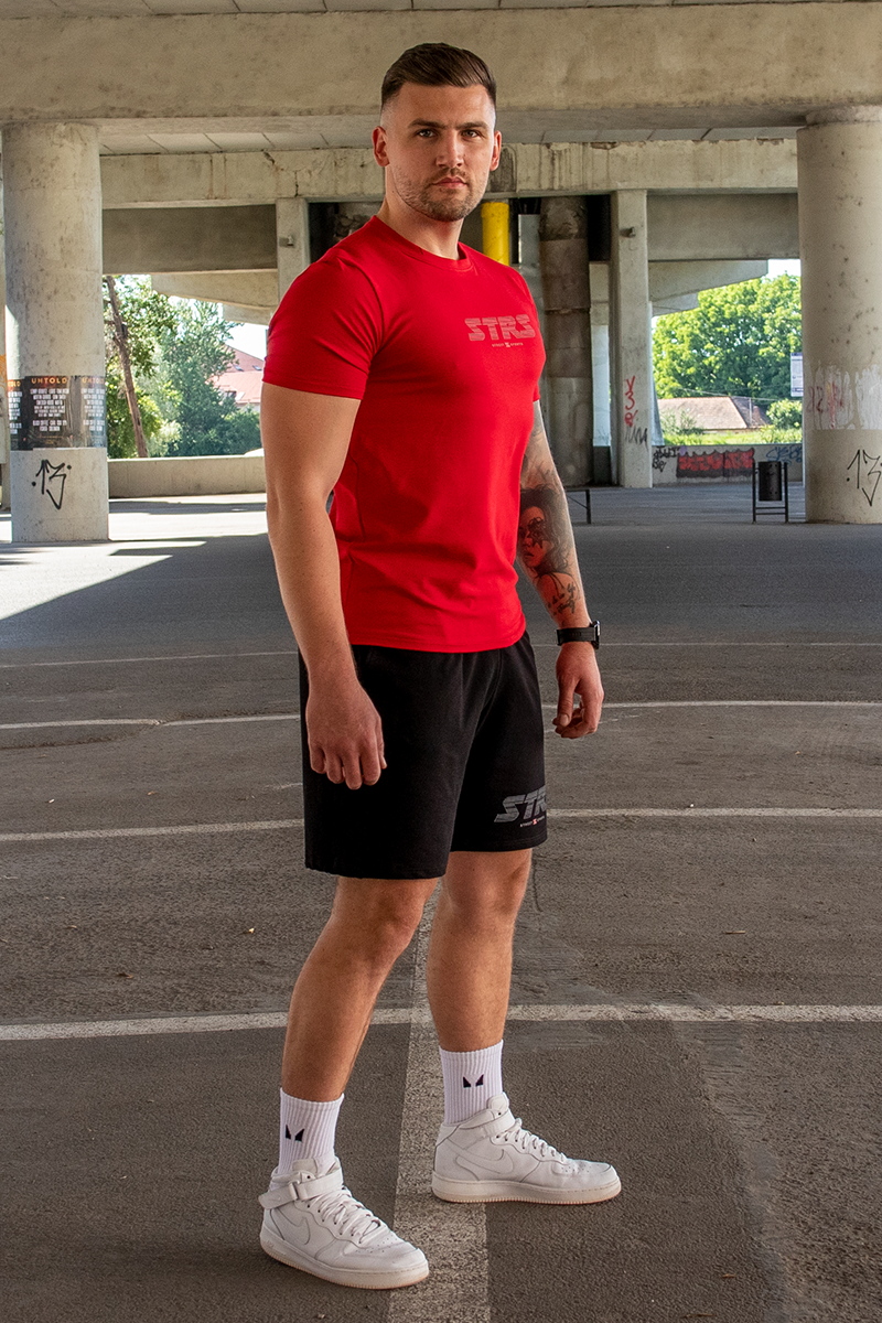 Tricou Regular Rosu STRS Fitness