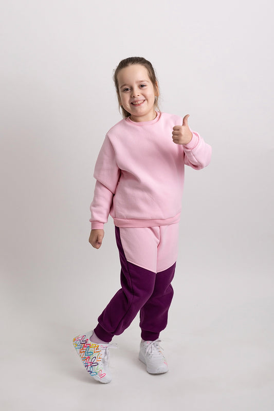 Set Bluza si Pantaloni Din Bumbac