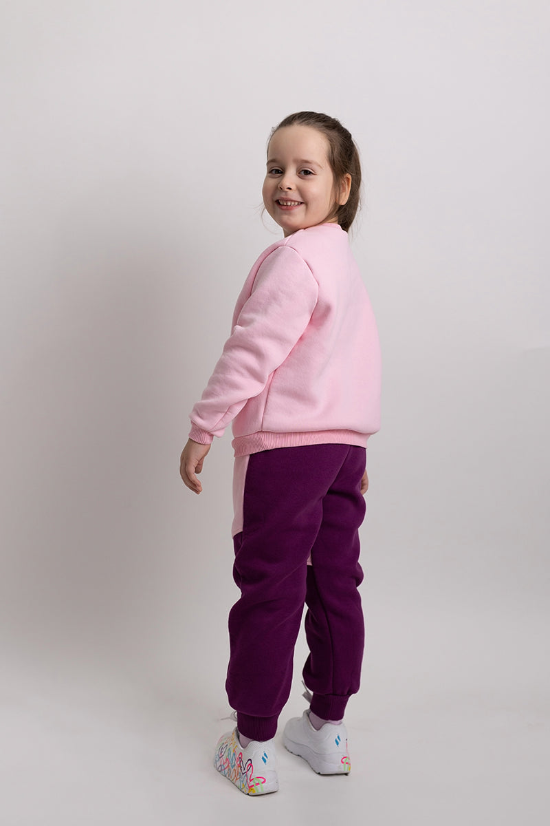 Set Bluza si Pantaloni Din Bumbac